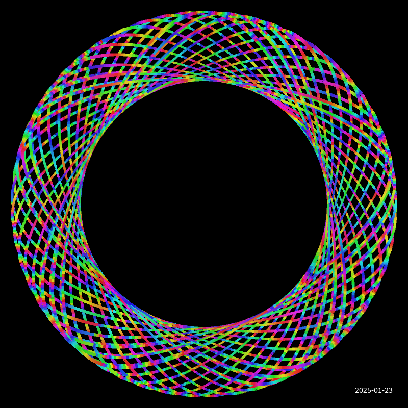 Hypotrochoid 03 + Gradients