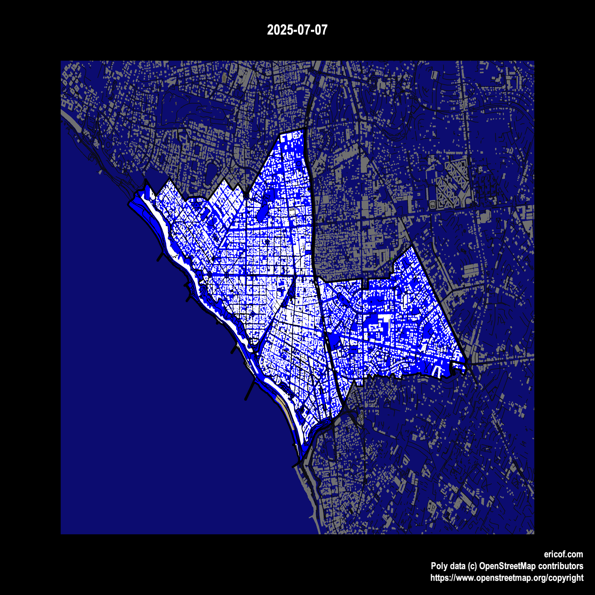 Mapas: Miraflores, Lima, Peru