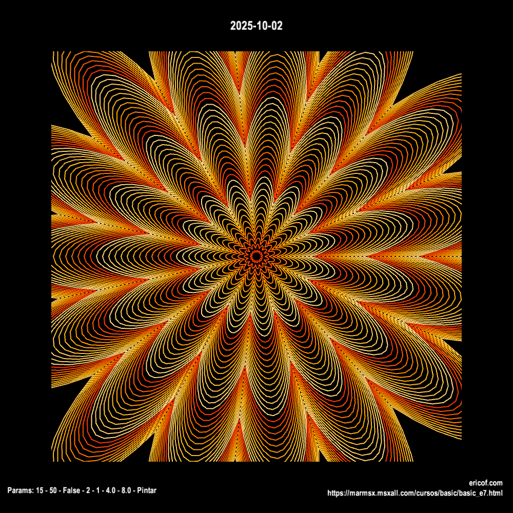 MSX Basic: Flor Mutante 06