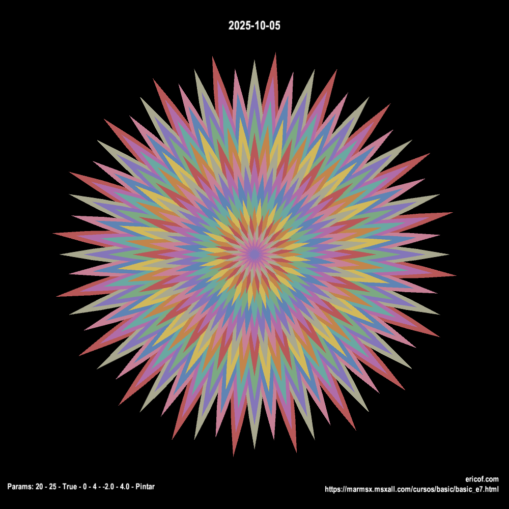 MSX Basic: Flor Mutante 09