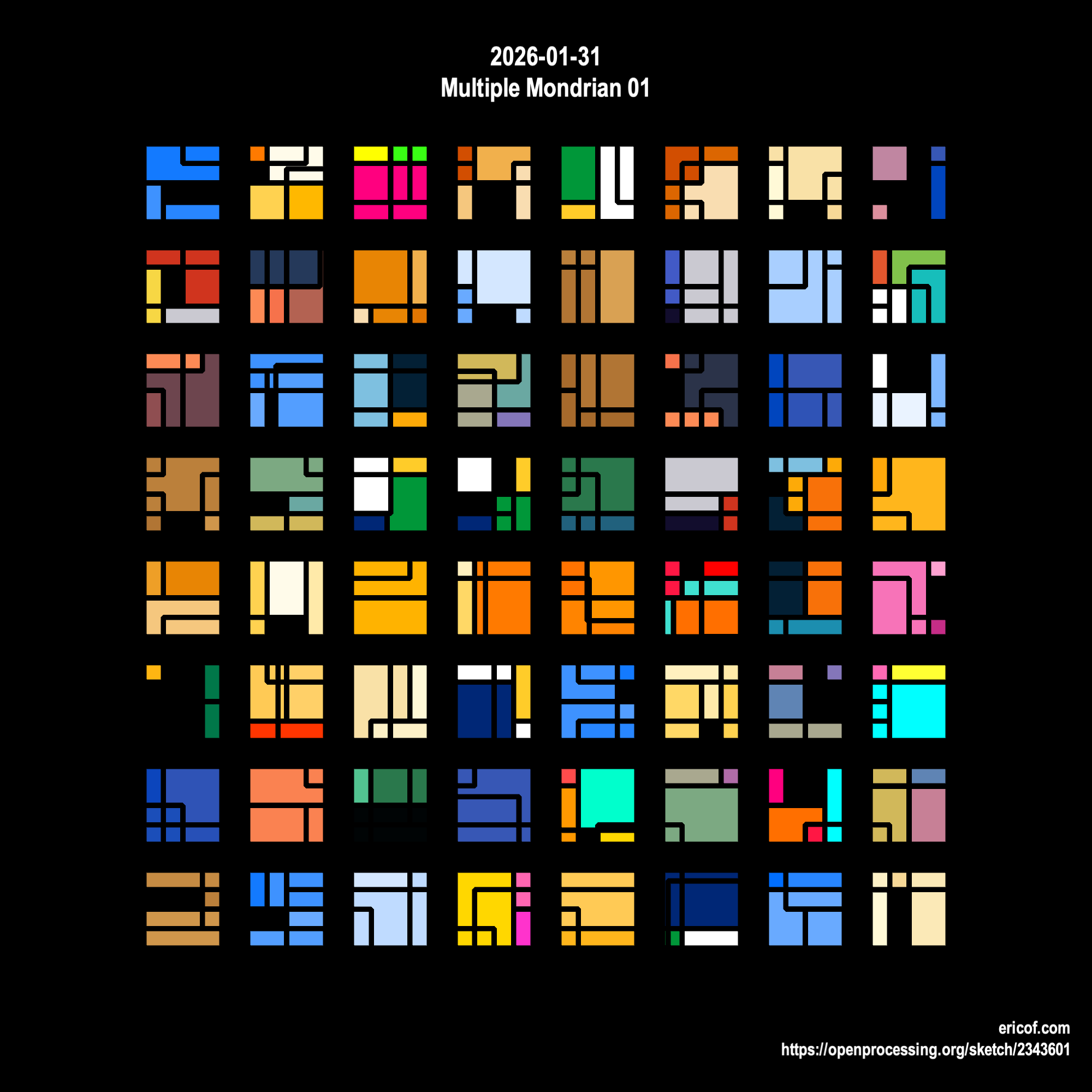 Multiple Mondrian 01