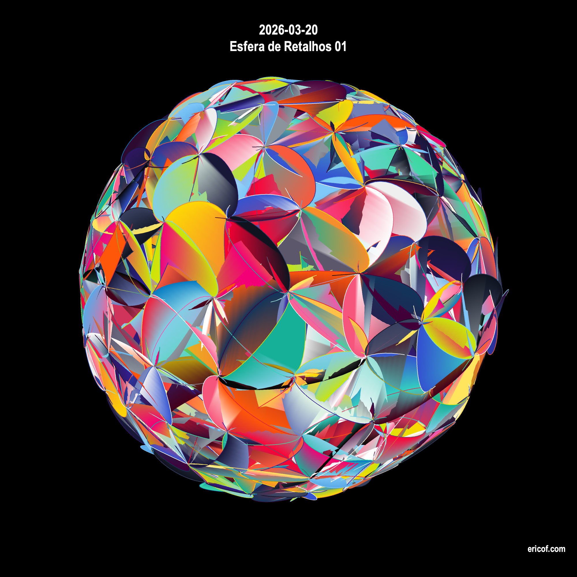 Esfera de Retalhos 01